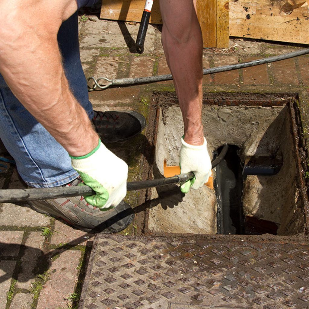 Outdoor Drain Cleaning